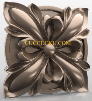 File CNC CNC Jdpaint mâm trần hoa lá tây CCK6597 Mẫu CNC - Kho mẫu CNC