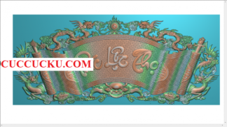 File CNC Cuốn Thư Tứ Linh JDPaint CCK910-05821 2060 Chưa xác định - Kho mẫu CNC