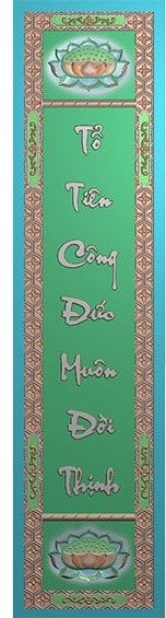File CNC Câu Đối 12744 - Kho mẫu CNC