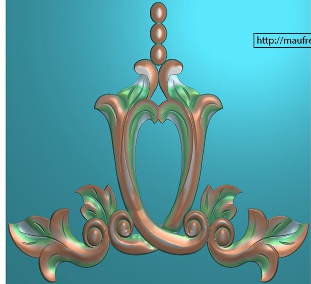 File CNC Hoa Lá Tây 18134 - Kho mẫu CNC