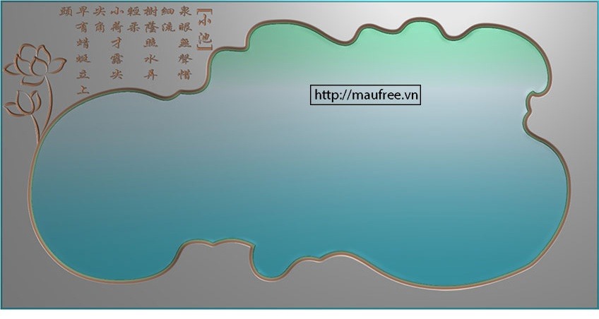 File CNC Khay Trà Sen Cá 19976 - Kho mẫu CNC